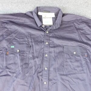 Workrite FR Flame Resistant Shirt Navy‎ Blue 6XL-R 298UT70NB Indura Ultra Soft